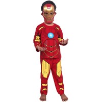 Jual Baju Anak Kostum Topeng Superhero Iron Man Lengkap atas bawah+Topeng Murah