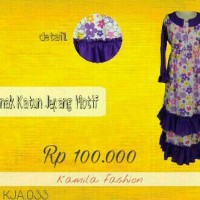 Baju syar'i/ baju muslim anak/ baju gamis anak Kamila katun jepang
