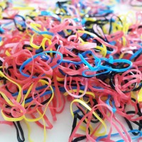 Ikatan Rambut Karet Jepang Warna (eceran 2pc)