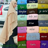 Jual Khimar ceruty 3 layer Murah