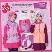 Baju Muslim Anak Gamis Murah QIRANI KIDS QK-55