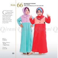 Baju Muslim Anak Gamis Murah QIRANI KIDS QK-66