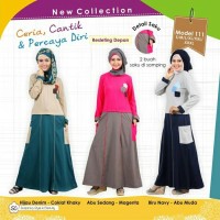 Gamis mutif model 111/baju muslim/baju gamis