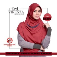 Jual Kerudung Rabbani Virenza, Harga Kerudung Rabbani Anak Sekolah Virenza Murah