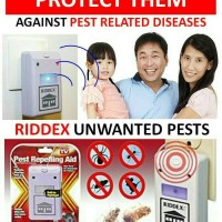 Jual Riddex Original Pengusir Nyamuk/Kecoa/ Tikus Dengan Ultrasonic Murah