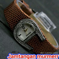 JAM TANGAN WANITA / AIGNER LEATHER COKLAT SUPER