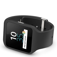 Jual Sony SWR50 Smartwatch smart watch jam tangan baru 3 Rubber Strap Hitam Murah
