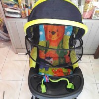 Jual stroller bayi pliko creative classic. pegangan depan belakang Murah