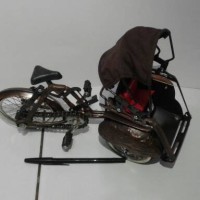 Jual Miniatur Becak / Souvenir unik / hiasan Murah
