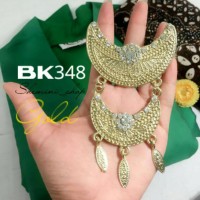 Jual BROS KEBAYA KUTU BARU KODE : BK348 ( Gold ) Murah