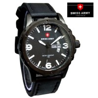 Jam Tangan Swiss Army SA 8039 Black White Jam Pria Original Murah