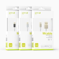 Jual WSKEN M-cable Double metal sided reversibel cable for Android Murah