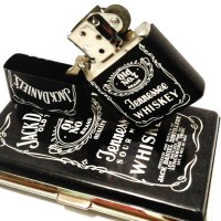 Jual paket kotak rokok+zippo jackdaniel(alcoholic) Murah