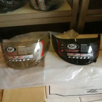 Kaca helm KYT Vendetta 2 warna hitam