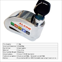 Alarm Lock, Gembok Anti Maling Ring Panjang, Pengaman Cakram Motor