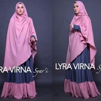 Gamis Syari Murah / Gamis Lyra Virna Syari Premium Original