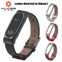 Jual Leather Strap Mi Band 2 OLED Mijobs ORIGINAL Murah