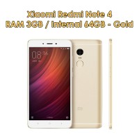 Jual Xiaomi Redmi Note 4 3/64 - Gold - Baru NEW - GRS Distributor Murah