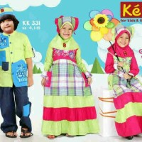 Baju Muslim Keke Gamis Anak Katun GM 317 / Koko Anak KK 331