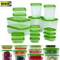Jual IKEA PRUTA set 17pcs Ori/Toples/Tempat penyimpanan makanan Murah