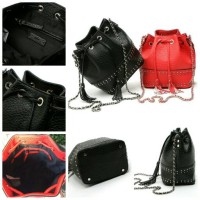 Jual Tas Mango Serut Studded Stud Rumbai Rantai Selempang Chain MURAH Murah