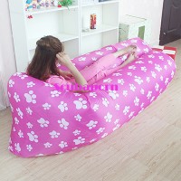Jual Inflatable LazyBag/Laybag For Outdoor/Indoor - PINK PAW Murah