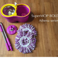 Jual ALAT PEL SUPERMOP BOLDE ATHENA | Stainless+Tmpt Sabun+Lubang Air Murah