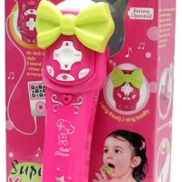 Jual Mainan untuk anak Microphone Super Karaoke mic mikrofon standing mic Murah