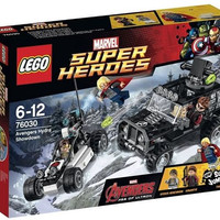 Jual Lego 76030 Avengers Hydra Showdown Age of Ultron Hawkeye Thor Marvel Murah