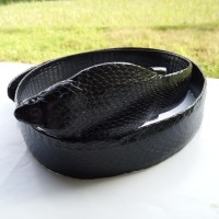 Sabuk / Ikat Pinggang Kulit Ular dan Kepala Cobra Asli. Limited.