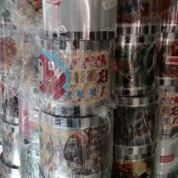 Jual Plastik lid cup sealer motip kartun dan buah Murah