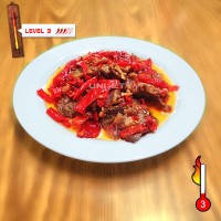 Jual Dendeng Balado Batokok (Cabe Merah) PEDAS LEVEL 3 - ASLI PADANG Murah