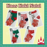 Jual Kaos Kaki Natal Bayi / Christmas Sock Murah