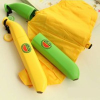 Jual payung lipat umbrella uv banana pisang mini bukan 3D Murah