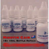 Jual Nikotin Cair/nicotine liquid USA impor Repack | Refill |Rokok Elektrik Murah