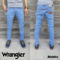Jual Celana Jeans Slimfit WRANGLER | HItam | Bioblitz | Blueblack | Skinny Murah
