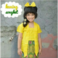 Jual KEBAYA ANAK SONGKET (KUTUBARU) Murah