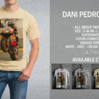Kaos Dani Pedrosa 02 T-Shirt Raglan Distro Moto GP Racing