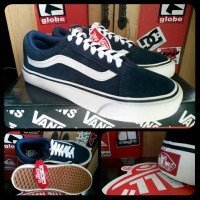 Sepatu Vans Grade Ori Old Skool Blue Navy