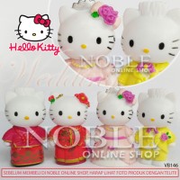 Figure Hello Kitty Wedding Costume-Dress-Gaun Pengantin-Couple-VB146