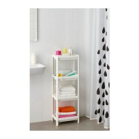 Jual IKEA VESKEN Rak Kamar Mandi, putih 23x100 Murah