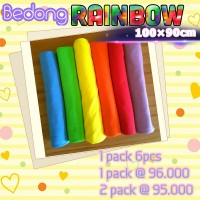 Jual BEDONG BAYI RAINBOW SOFT 100X90CM Murah
