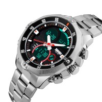 Jual 2016 High Quality SKMEI New 1146 s' calendar strip watch Men(silv Murah