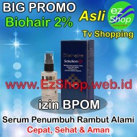 Jual Bio Hair Minoxidil 2% Obat Penumbuh Rambut Botak Alami Cepat Ampuh Murah