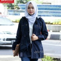 Jual Jaket Parka Kanvas Premium Cewe XXL / Bigsize / Jumbo / Wanita Murah