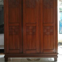 Lemari jati minimalis jepara