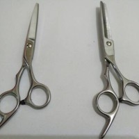 Jual Gunting Potong Rambut Biasa Dan Sasak ( Zigzag ) 1 Set Murah