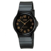 Casio Analog Jam Tangan Pria - Hitam - Strap Karet - MQ-24-1B2