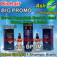 Paket Bio Hair Gratis Shampo Tonic Penumbuh Rambut Botak Alami Ampuh