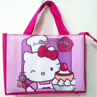 Jual Tas Hello Kitty Chef (Lunch Bag, Tas Les, Tas Bekal, Suvenir Ult Murah